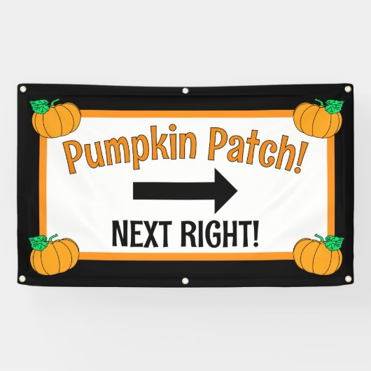 Pumpkin Patch Spandoek (Horizontaal)