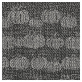Pumpkin Patch Stripe - Tonal Charcoal Grey Stof