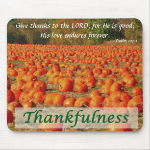 Pumpkin Patch - Thankfulness Muismat