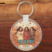 Pumpkin Patch Trio Icon | Friends Autumn Vibes  Sleutelhanger (Voorkant)