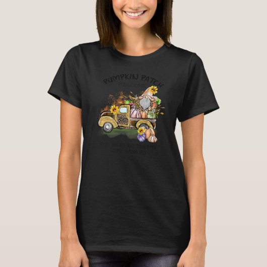 Pumpkin Patch Truck Boerderij Fresh Herfst Season  T-shirt (Voorkant)
