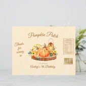 Pumpkin Patch Verjaardag Chip Bag (Staand voorkant)