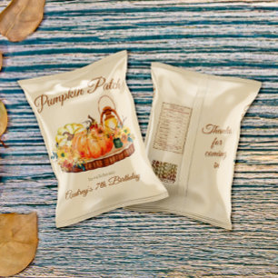 Pumpkin Patch Verjaardag Chip Bag