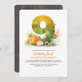 Pumpkin Patch Verjaardags Bash Herfst Uitnodiging (Voorkant / Achterkant)