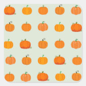 Pumpkin Patch Vierkante Sticker (Voorkant)