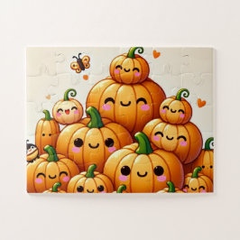 Pumpkin patch vrienden legpuzzel