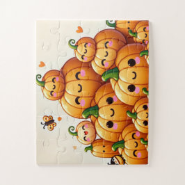 Pumpkin patch vrienden legpuzzel