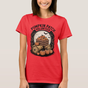 Pumpkin Patch Vrijwilliger Halloween T-shirt