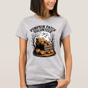 Pumpkin Patch Vrijwilliger Halloween T-shirt