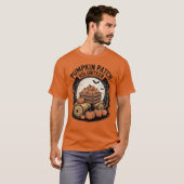 Pumpkin Patch Vrijwilliger Halloween T-shirt (Voorkant volledig)