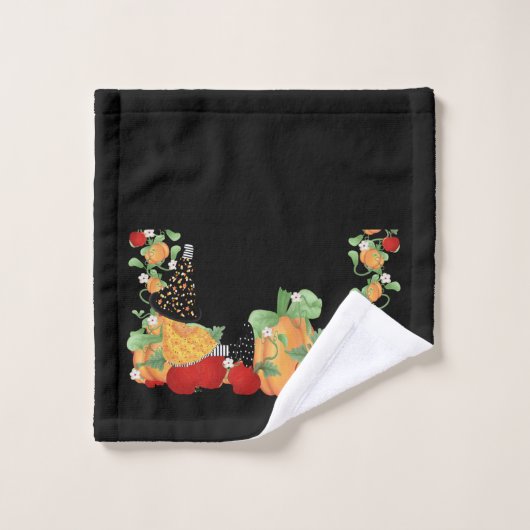 Pumpkin Patch Witch Bad Handdoek (Wasdoekje)