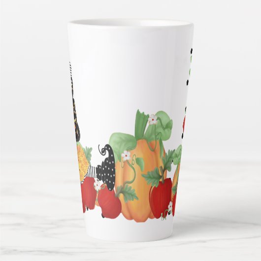 Pumpkin Patch Witch Latte Mok (Voorkant)