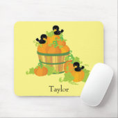 Pumpkin Patch Yellow en Oranje Muismat (Met muis)