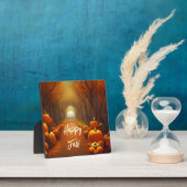 Pumpkin Path Beauful Autumn Scene Tabletop Fotoplaat (Insitu)