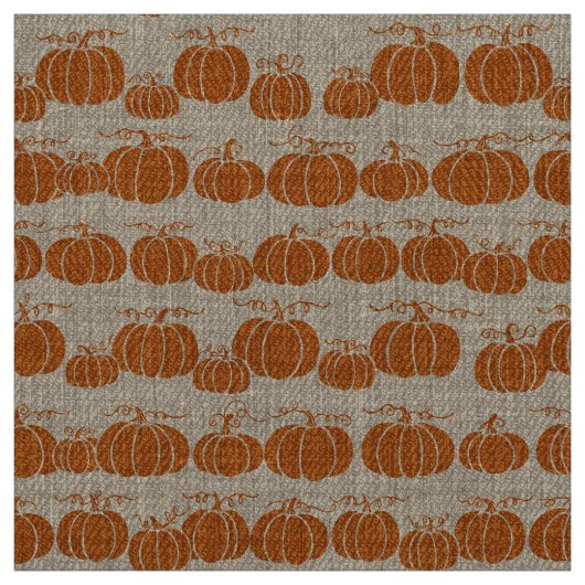 Pumpkin Pathe Stripe - Orange Stof (Swatch)