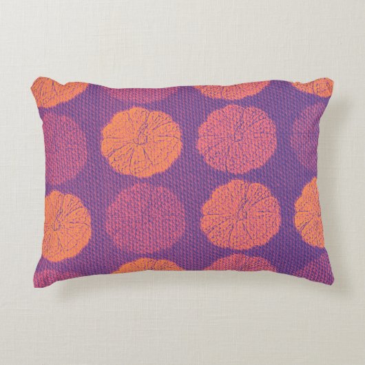 Pumpkin Pattern Accent Kussen (Voorkant)