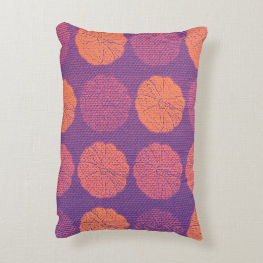 Pumpkin Pattern Accent Kussen (Achterkant (Verticaal))