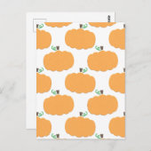 Pumpkin Pattern Briefkaart (Voorkant / Achterkant)