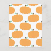 Pumpkin Pattern Briefkaart (Voorkant)