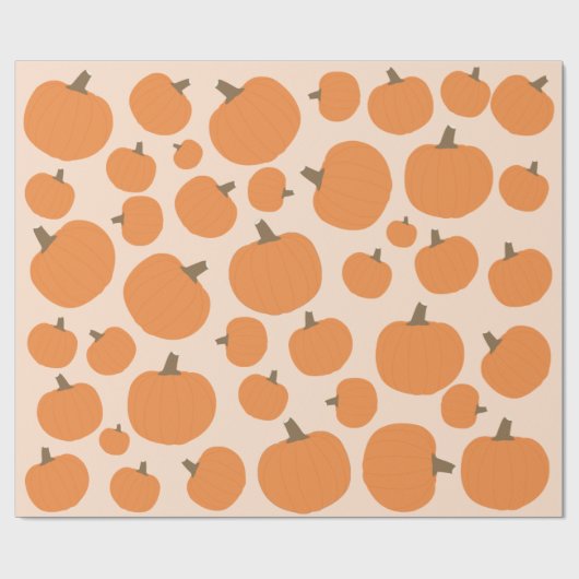 Pumpkin Pattern Cadeaupapier (Vlak)