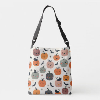 Pumpkin Pattern Crossbody Tas