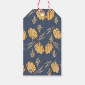 Pumpkin Pattern Gift Label Cadeaulabel (Voorkant)