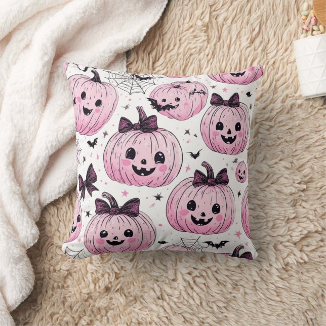 Pumpkin Pattern Halloween Sierkussen (Deken)