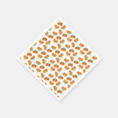 Pumpkin Pattern Herfst Autumn Oranje Green Servet (Hoek)