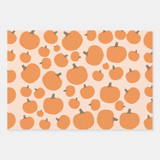 Pumpkin Pattern Inpakpapier Vel (Voorkant)
