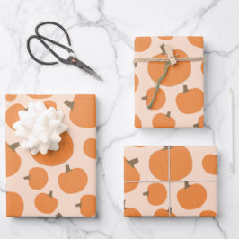 Pumpkin Pattern Inpakpapier Vel