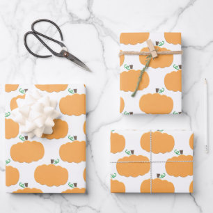 Pumpkin Pattern Inpakpapier Vel