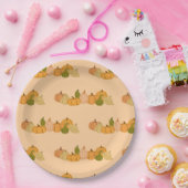 Pumpkin Pattern Paper Napkins – Halloween Party Papieren Bordje (Feest)