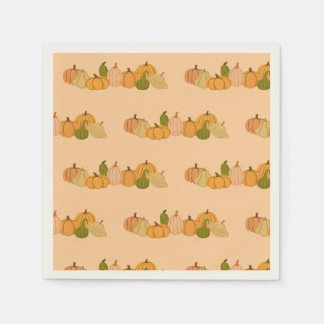 Pumpkin Pattern Paper Napkins – Halloween Party Servet