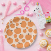 Pumpkin Pattern Papieren Bordje (Feest)