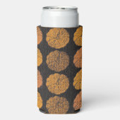 Pumpkin Pattern Seltzer Blikjeskoeler (Seltzer Achterkant)