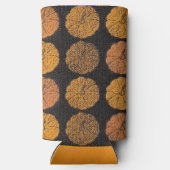 Pumpkin Pattern Seltzer Blikjeskoeler (Achterkant)