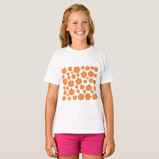 Pumpkin Pattern T-shirt (Voorkant volledig)