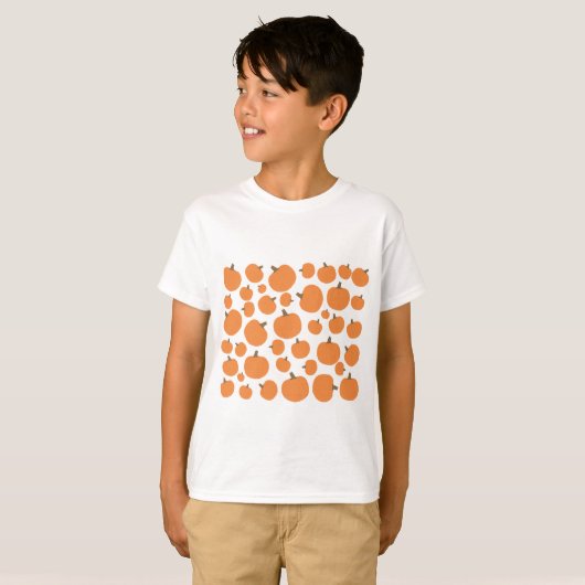 Pumpkin Pattern T-shirt (Voorkant volledig)