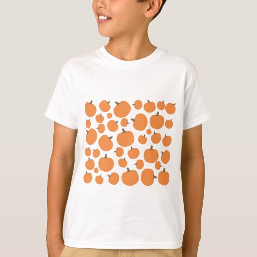 Pumpkin Pattern T-shirt (Voorkant)