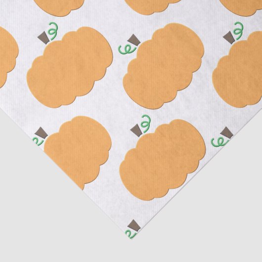 Pumpkin Pattern Tissuepapier (Detail)