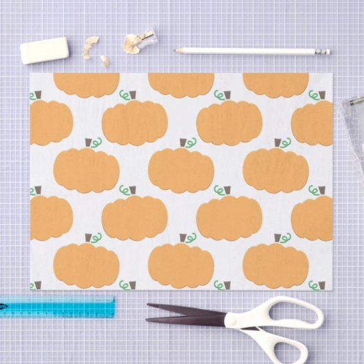 Pumpkin Pattern Tissuepapier (Craft)