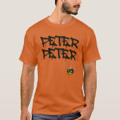 Pumpkin Peter Halloween Costume Scary T-shirt (Voorkant)