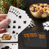 Pumpkin Peter Halloween Costume T-Shirt Pokerkaarten (Insitu)
