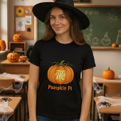 Pumpkin Pi Funny Halloween Wiskunde Lover Teacher  T-shirt