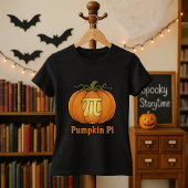 Pumpkin Pi Funny Halloween Wiskunde Lover Teacher  T-shirt