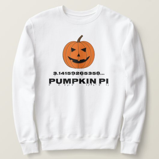 Pumpkin pi Funny Trui (Design voorkant)