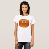 Pumpkin Pi Funny Wiskunde-lover T-shirt (Voorkant volledig)