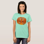 Pumpkin Pi Funny Wiskunde-lover T-shirt (Voorkant volledig)