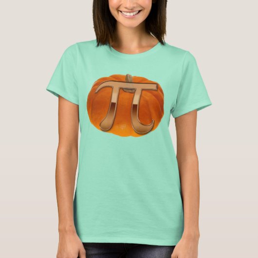 Pumpkin Pi Funny Wiskunde-lover T-shirt (Voorkant)
