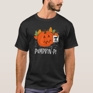 Pumpkin Pi Halloween Costume Wiskunde Day T-shirt